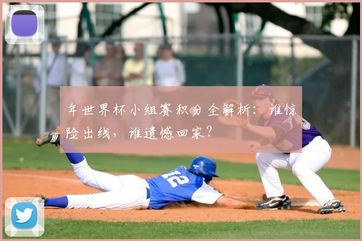年世界杯小组赛积分全解析:谁惊险出线,谁遗憾回家?
