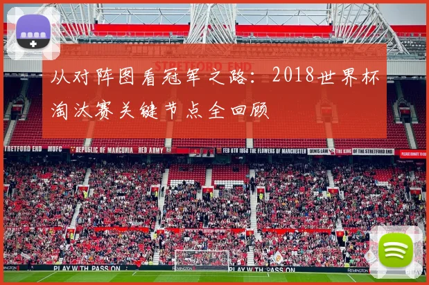 从对阵图看冠军之路：2018世界杯淘汰赛关键节点全回顾